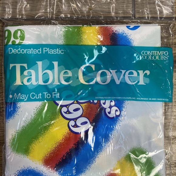 Class of 1999 PLASTIC TABLE COVER Tablecloth Birthday Party Decoration - Picture 4 of 4